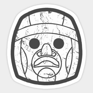 Olmec colossal heads mysterious ancient wonders Sticker